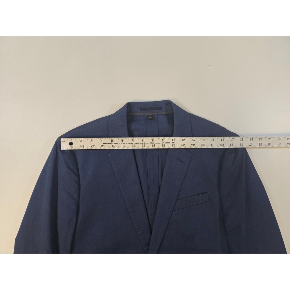J.Crew Ludlow Blazer 40S Mens Navy Blue Larusmiani Italian Cotton Sport Coat - Picture 8 of 13